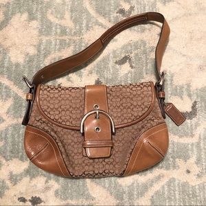 Couch tan hobo purse